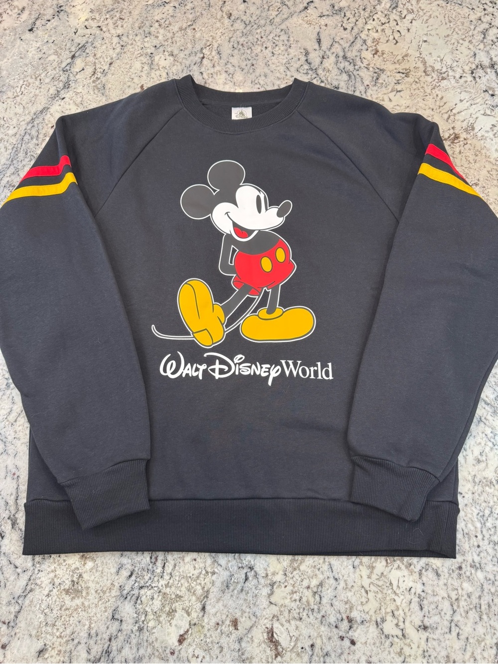 Disney Parks Walt Disney World Mickey Mouse Crewneck Sweatshirt L NWT Unisex